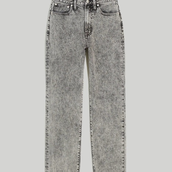 The Perfect Vintage Straight Jean in Acid Wash - Picture 11 of 13